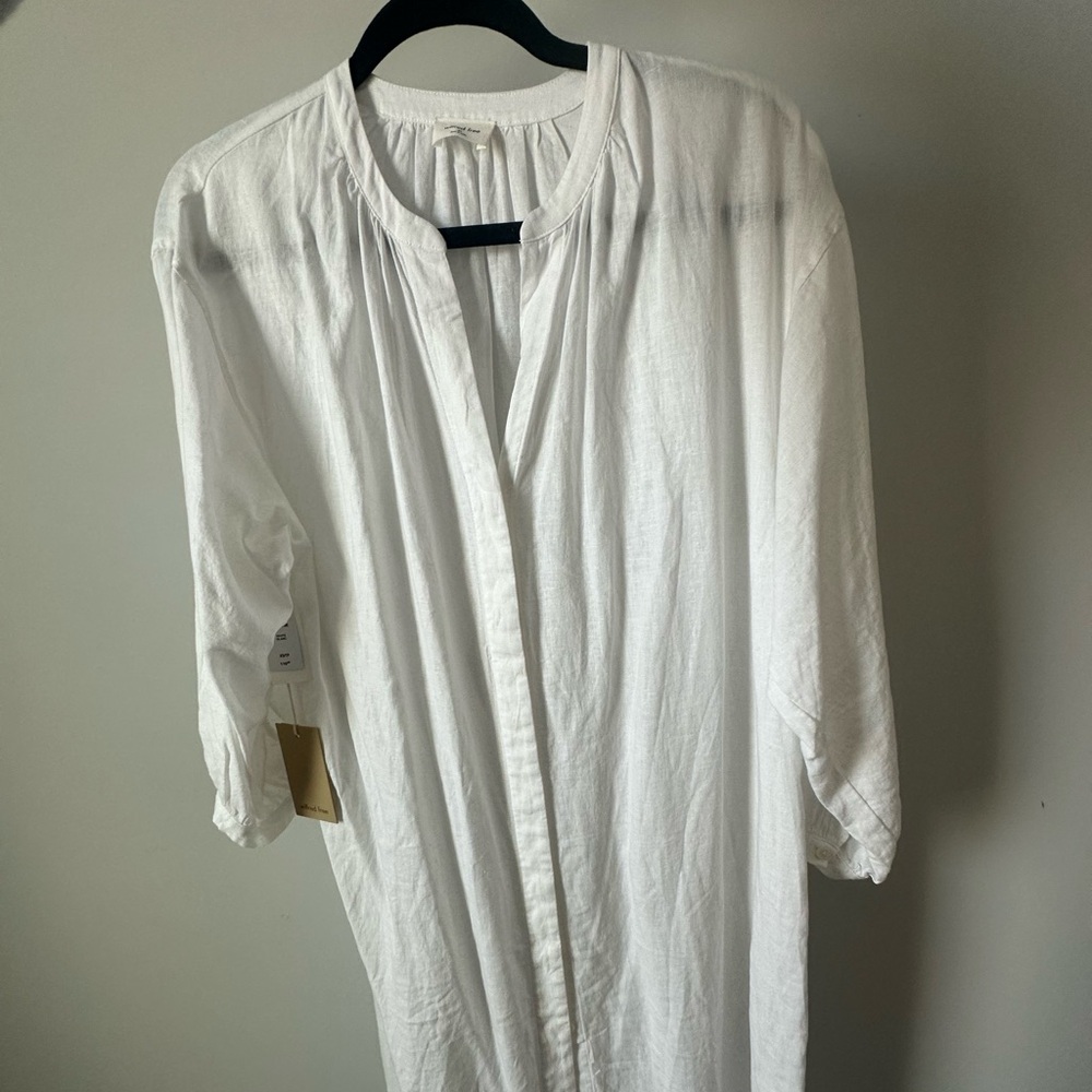 Aritzia Wilfred linen dress